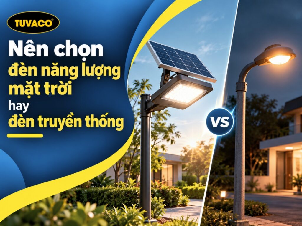 Nên Chọn Đèn Năng Lượng Mặt Trời Hay Đèn Truyền Thống?