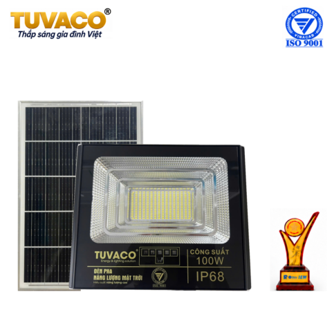Đèn pha năng lượng mặt trời TUVACO 100W