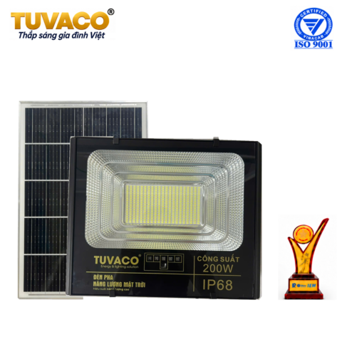 Đèn pha năng lượng mặt trời TUVACO 200W