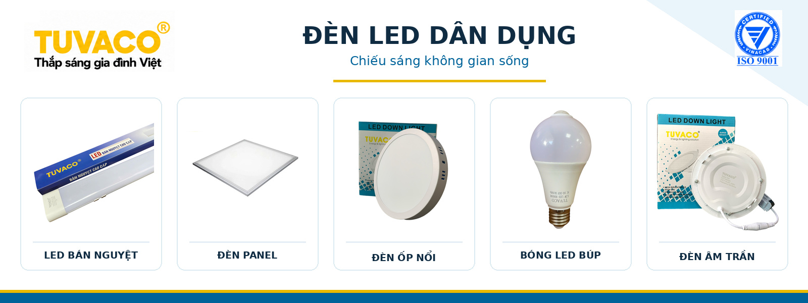 ĐÈN LED DÂN DỤNG TUVACO